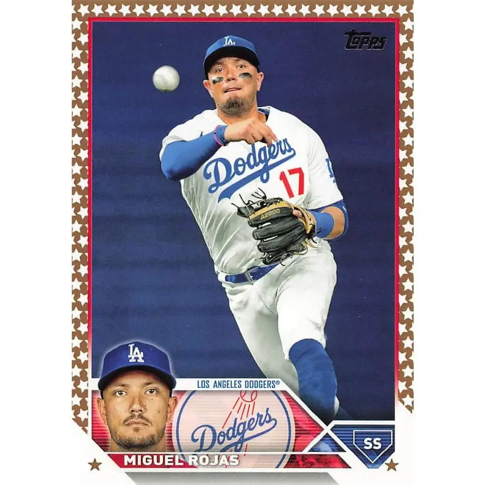 2023 Topps Gold Star Gold Star Miguel Rojas #580 Los Angeles Dodgers